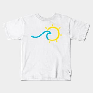 wavey-sun Kids T-Shirt